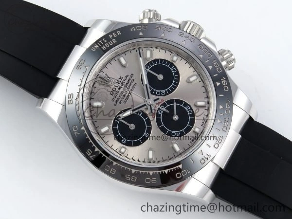 Custom Daytona 116519 APS RBF 1:1 Best Edition 904L SS Case Grey Dial on Oysterflex Strap SH4130 (Gain Weight)