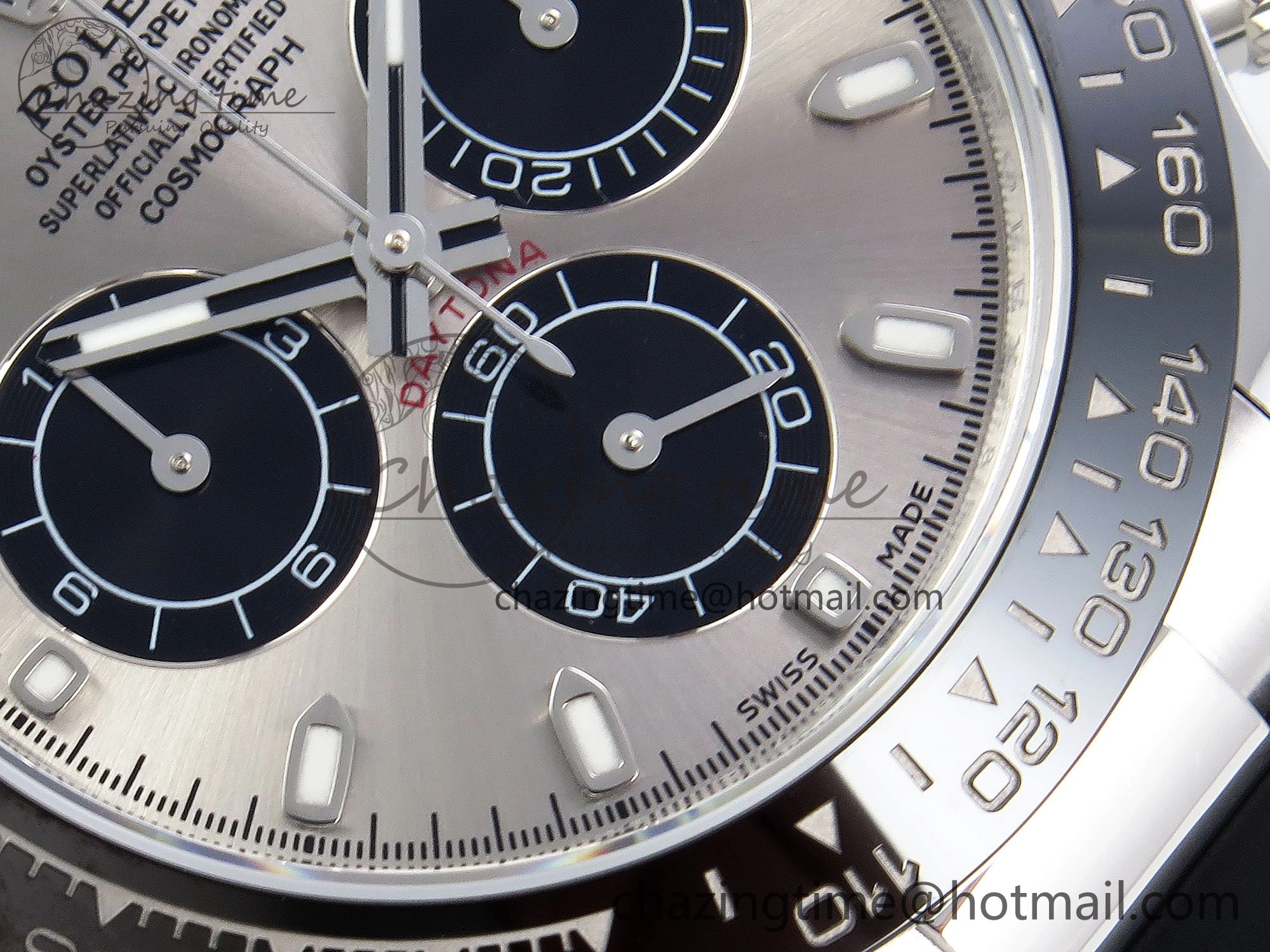 Custom Daytona 116519 APS RBF 1:1 Best Edition 904L SS Case Grey Dial on Oysterflex Strap SH4130 (Gain Weight)