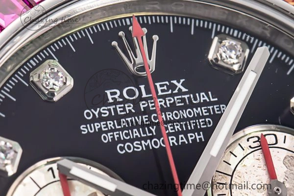 Custom Daytona 116520 RBOW Rainbow Clean Best Edition Black Dial on SS Bracelet SA4130