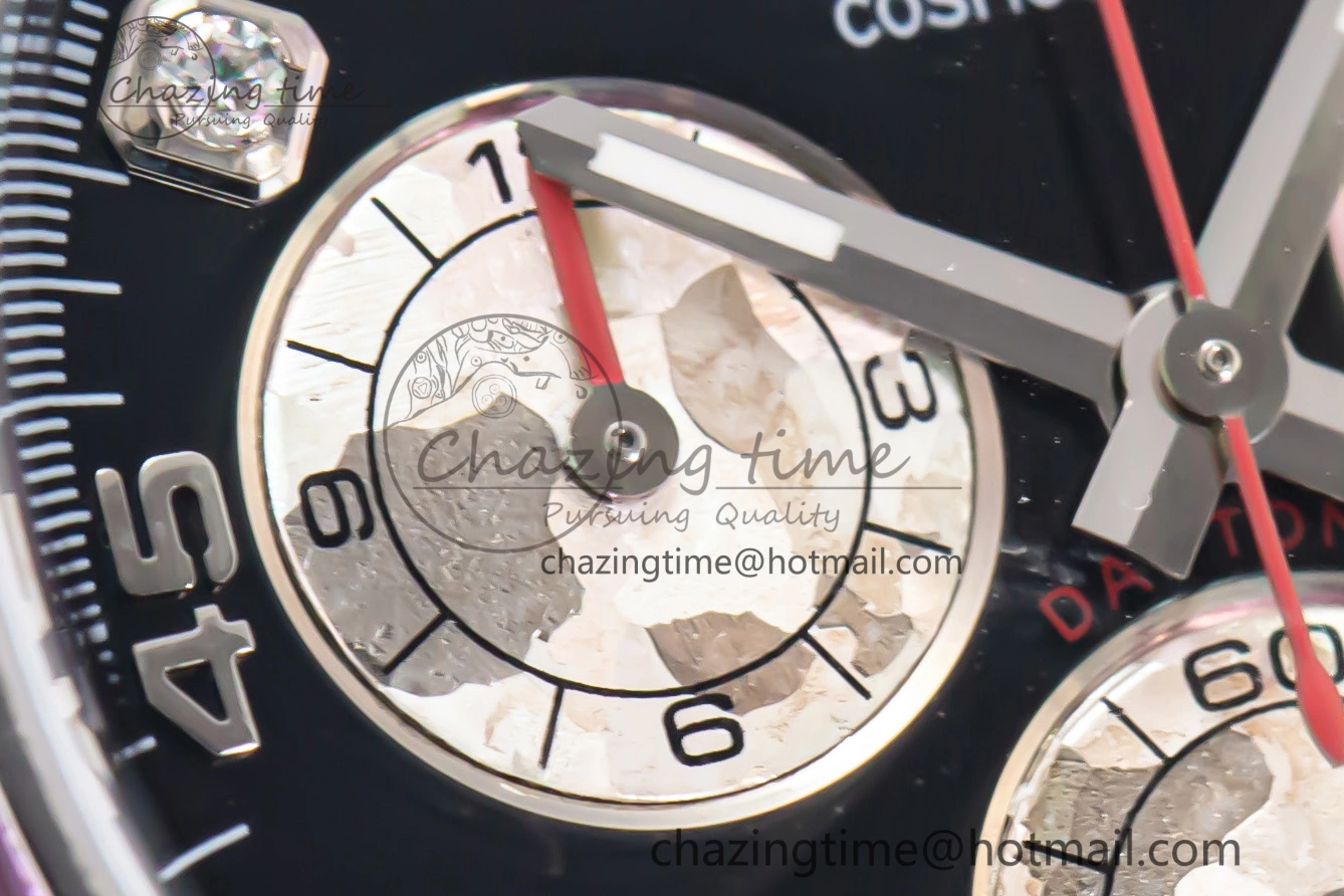 Custom Daytona 116520 RBOW Rainbow Clean Best Edition Black Dial on SS Bracelet SA4130