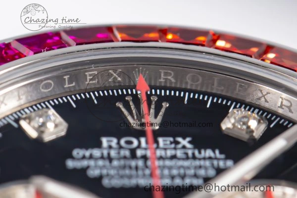 Custom Daytona 116520 RBOW Rainbow Clean Best Edition Black Dial on SS Bracelet SA4130