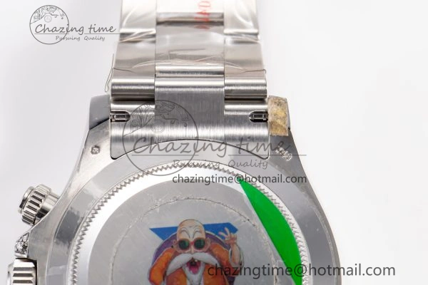 Custom Daytona 116520 RBOW Rainbow Clean Best Edition Black Dial on SS Bracelet SA4130