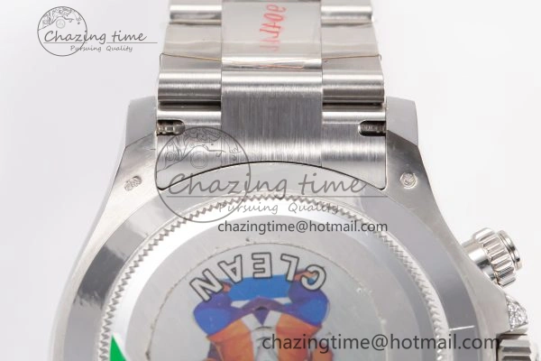 Custom Daytona 116520 RBOW Rainbow Clean Best Edition Black Dial on SS Bracelet SA4130