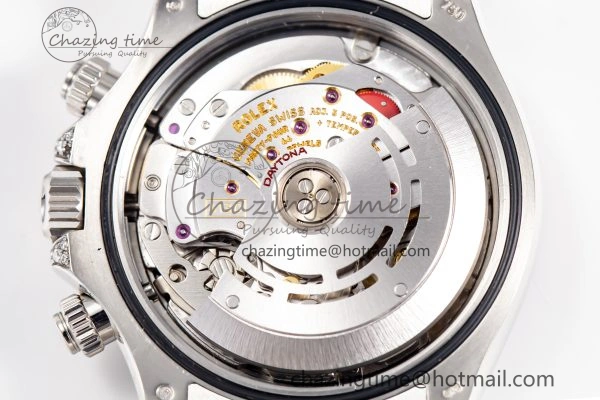 Custom Daytona 116520 RBOW Rainbow Clean Best Edition Black Dial on SS Bracelet SA4130
