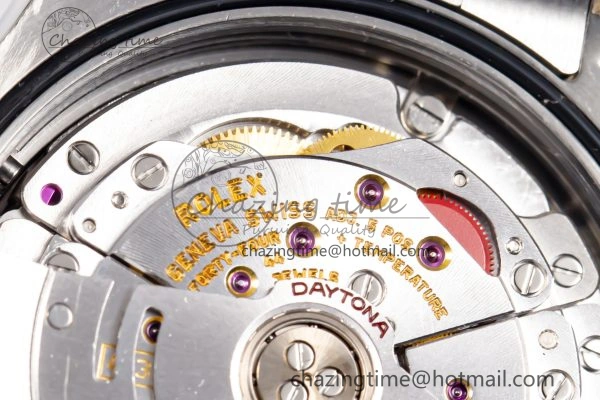 Custom Daytona 116520 RBOW Rainbow Clean Best Edition Black Dial on SS Bracelet SA4130