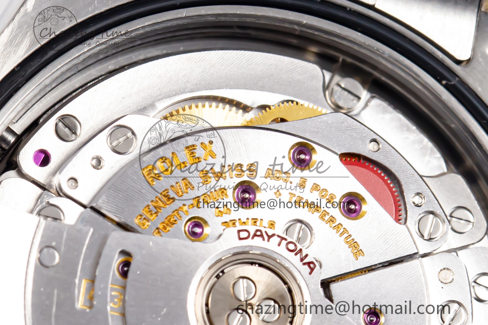 Custom Daytona 116520 RBOW Rainbow Clean Best Edition Black Dial on SS Bracelet SA4130