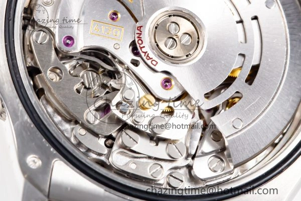 Custom Daytona 116520 RBOW Rainbow Clean Best Edition Black Dial on SS Bracelet SA4130