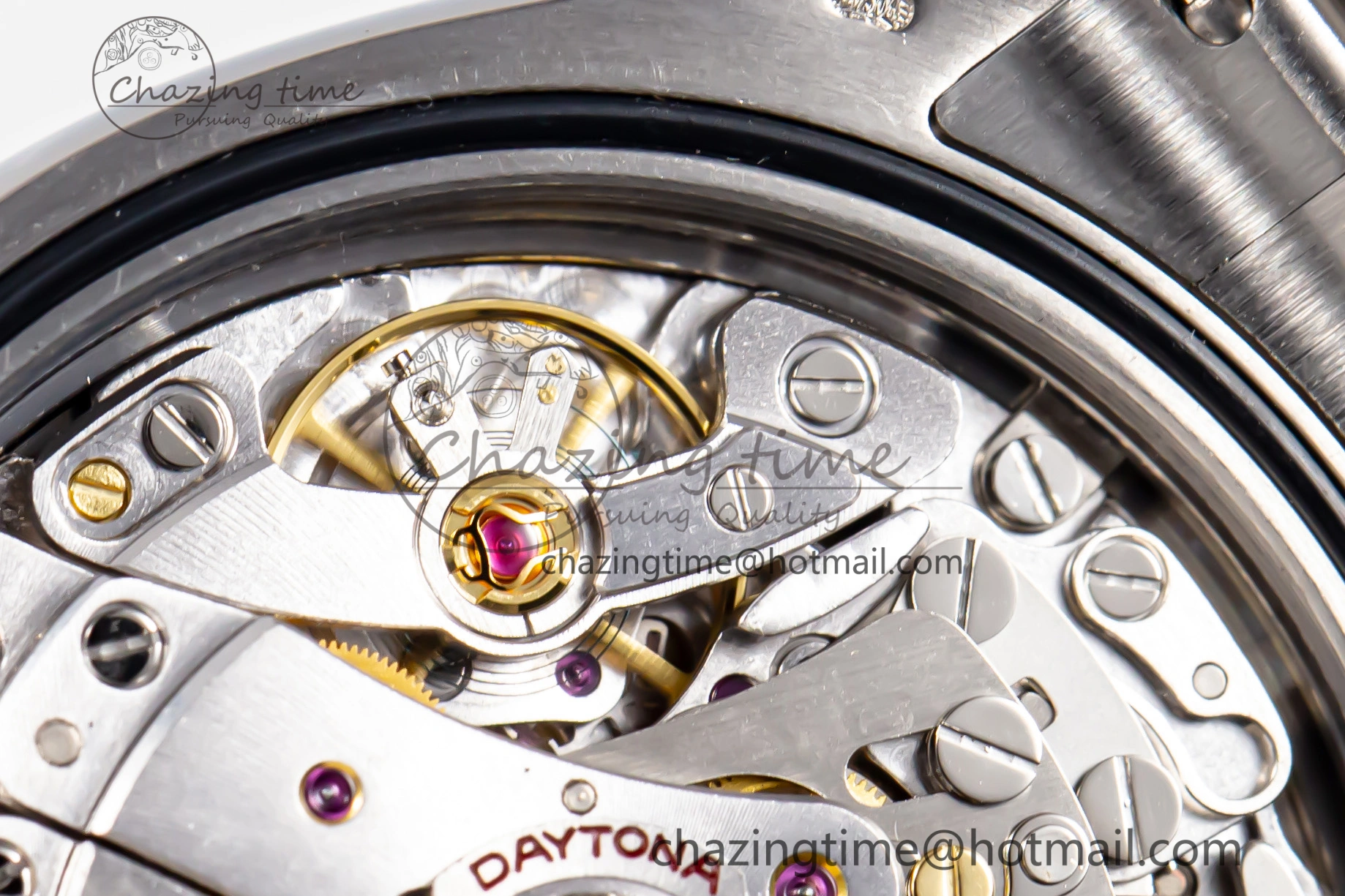 Custom Daytona 116520 RBOW Rainbow Clean Best Edition Black Dial on SS Bracelet SA4130