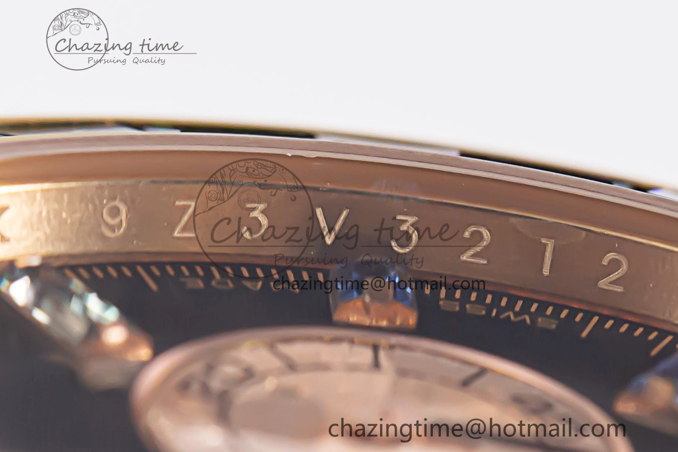 Custom Daytona 116595 RBOW Rainbow Clean Best Edition Black RG Dial on RG Bracelet SA4130