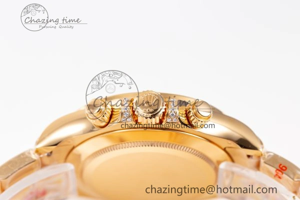 Custom Daytona 116595 RBOW Rainbow Clean Best Edition Black RG Dial on RG Bracelet SA4130