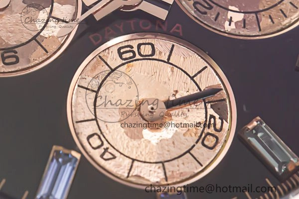 Custom Daytona 116595 RBOW Rainbow Clean Best Edition Black RG Dial on RG Bracelet SA4130
