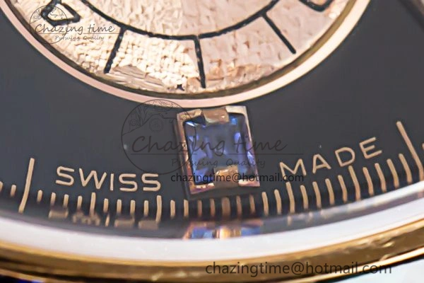 Custom Daytona 116595 RBOW Rainbow Clean Best Edition Black RG Dial on RG Bracelet SA4130
