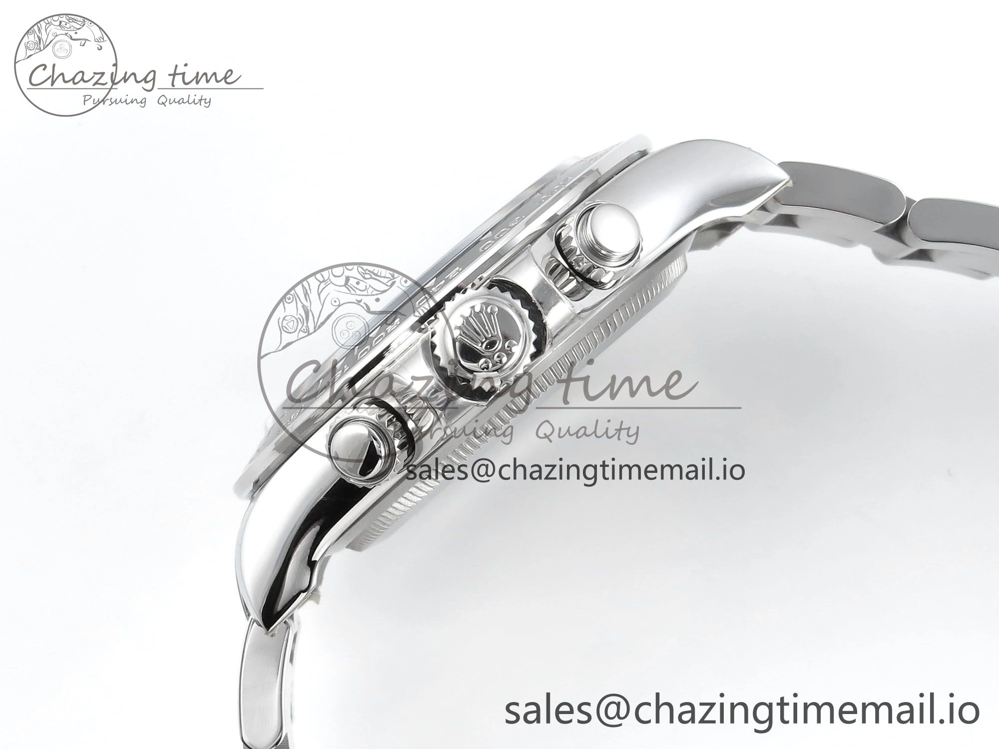 Custom Daytona 126500 1:1 Best Edition White Dial on SS 904L Bracelet Custom Modded PPM4131