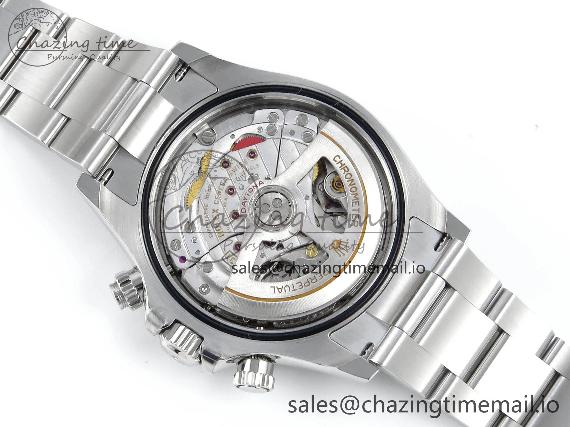Custom Daytona 126500 1:1 Best Edition White Dial on SS 904L Bracelet Custom Modded PPM4131