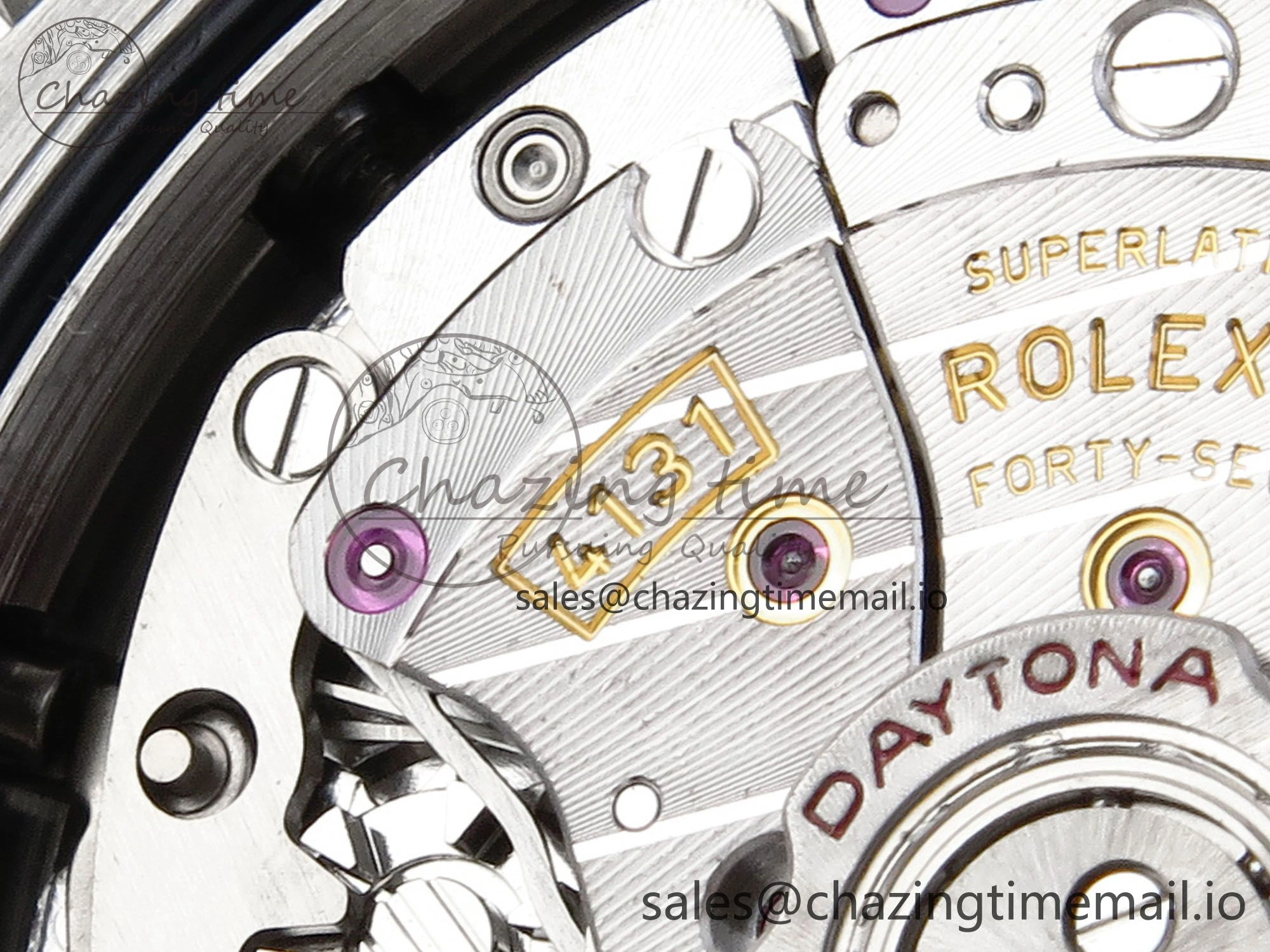 Custom Daytona 126500 1:1 Best Edition White Dial on SS 904L Bracelet Custom Modded PPM4131