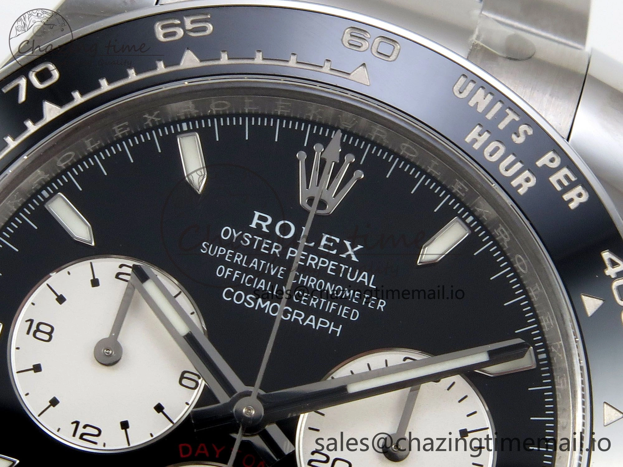 Custom Daytona 126529 Le Mans  CLEAN 1:1 Best Edition White Dial on SS 904L Bracelet Custom Modded PPM4132