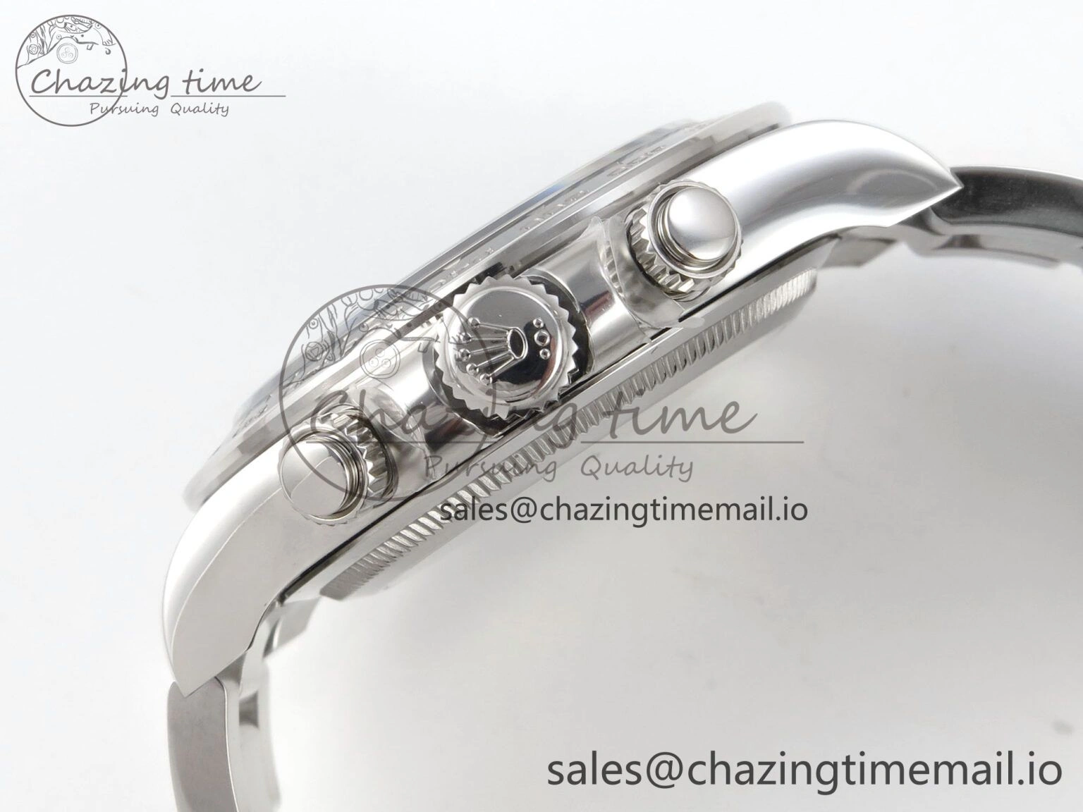 Custom Daytona 126529 Le Mans  CLEAN 1:1 Best Edition White Dial on SS 904L Bracelet Custom Modded PPM4132