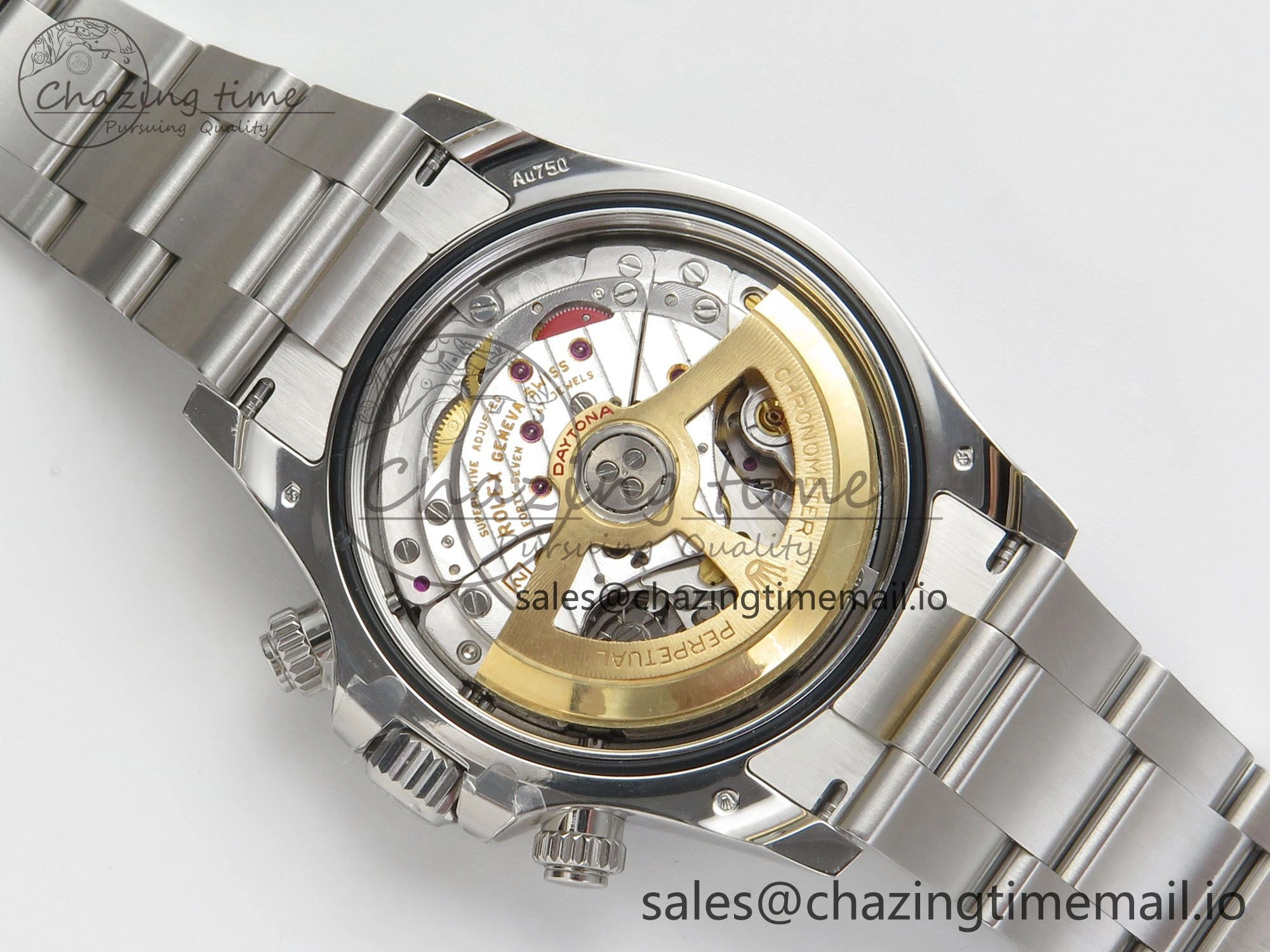 Custom Daytona 126529 Le Mans  CLEAN 1:1 Best Edition White Dial on SS 904L Bracelet Custom Modded PPM4132