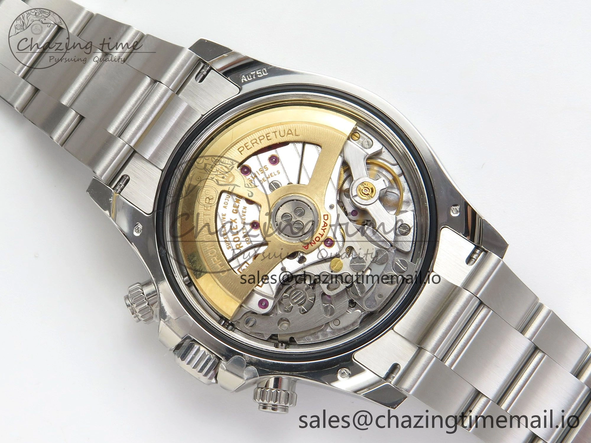 Custom Daytona 126529 Le Mans  CLEAN 1:1 Best Edition White Dial on SS 904L Bracelet Custom Modded PPM4132
