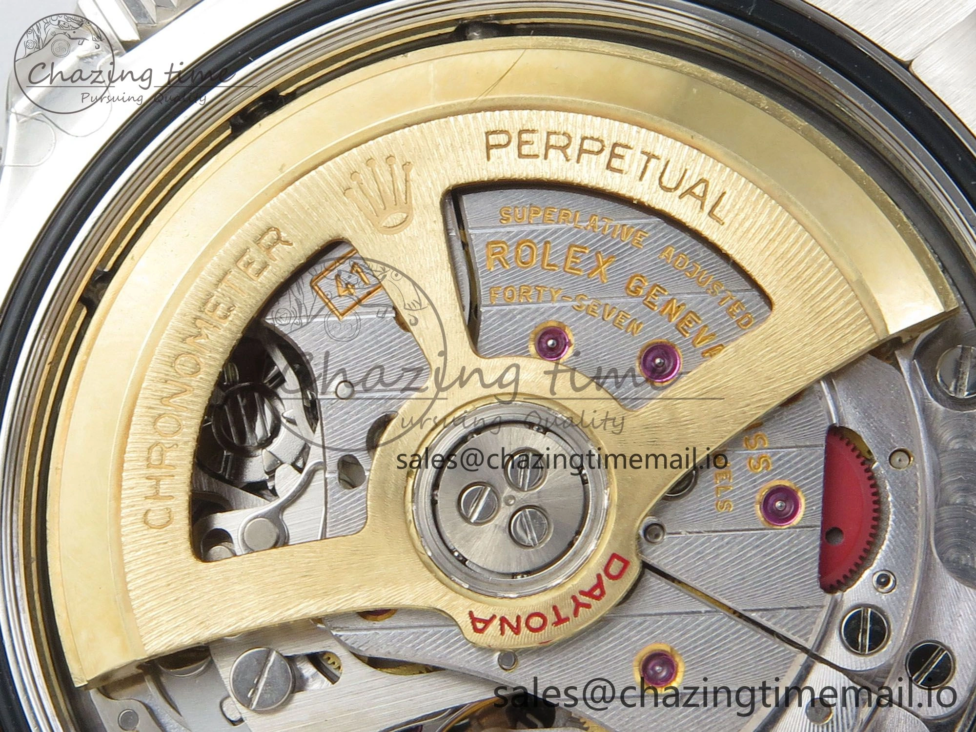 Custom Daytona 126529 Le Mans  CLEAN 1:1 Best Edition White Dial on SS 904L Bracelet Custom Modded PPM4132