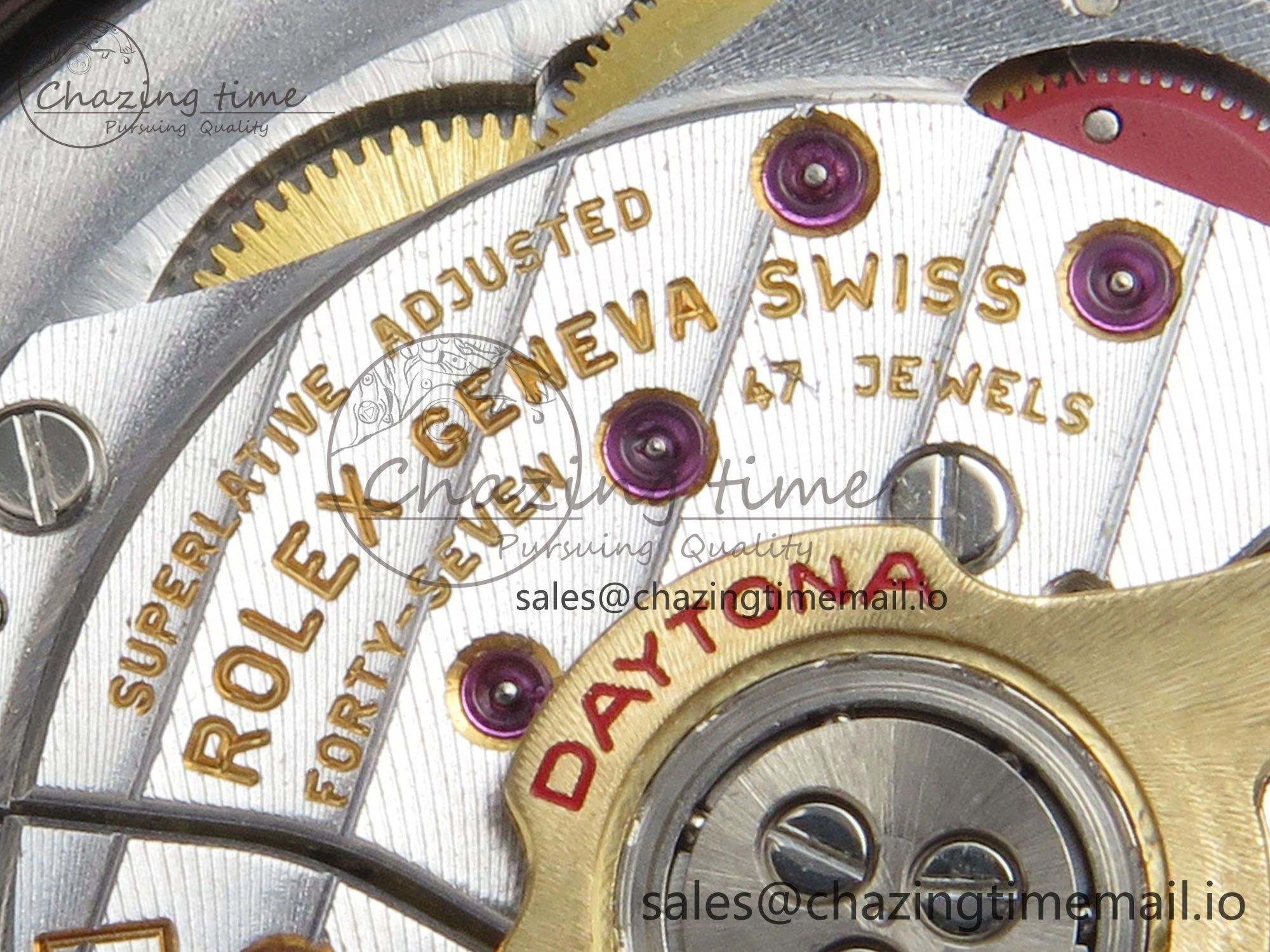 Custom Daytona 126529 Le Mans  CLEAN 1:1 Best Edition White Dial on SS 904L Bracelet Custom Modded PPM4132