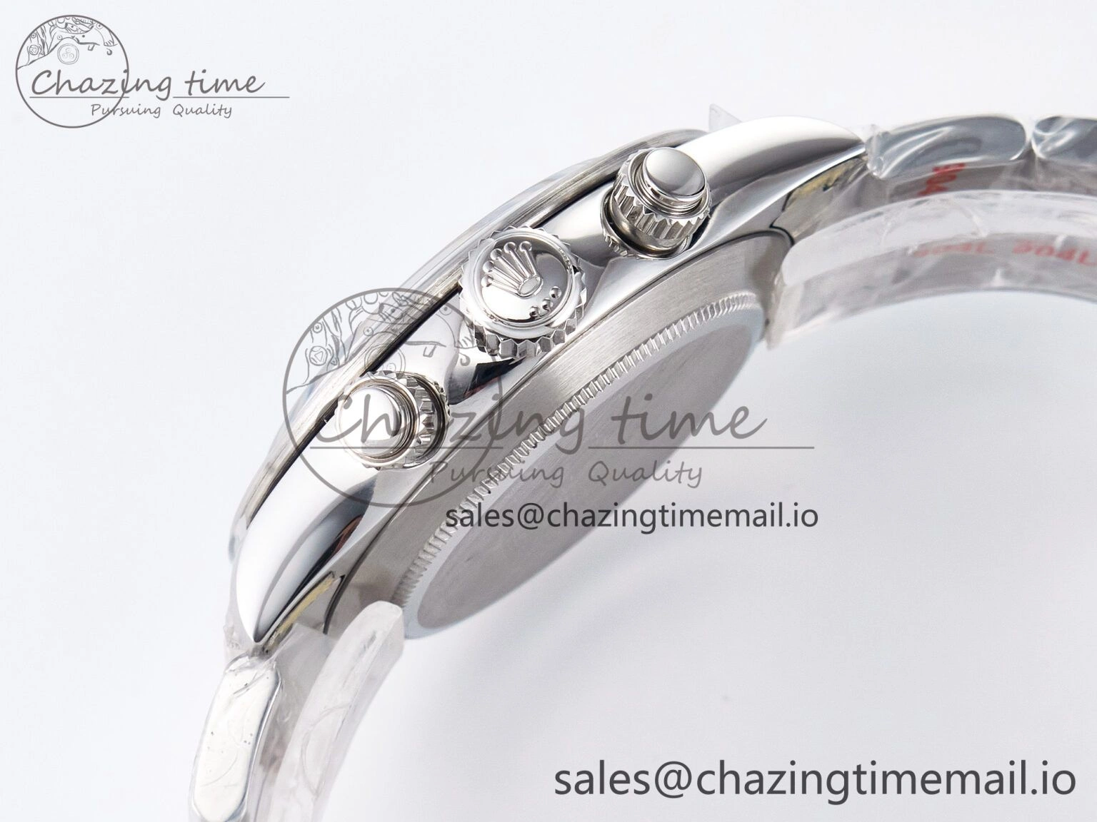 Custom Daytona Paul Newman 1:1 Best Edition White Dial on SS 904L Bracelet DD4130 Custom Modded
