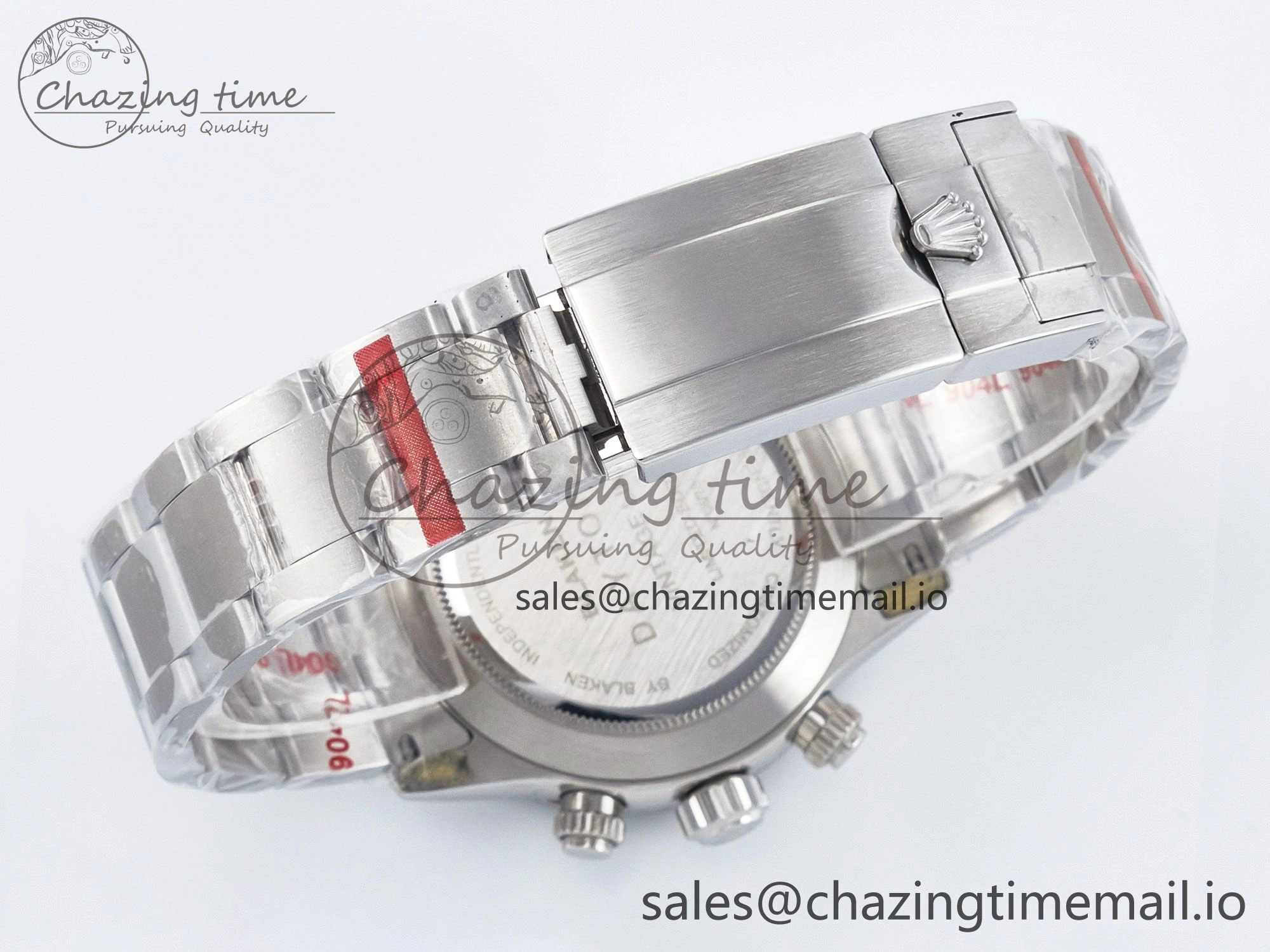 Custom Daytona Paul Newman 1:1 Best Edition White Dial on SS 904L Bracelet DD4130 Custom Modded