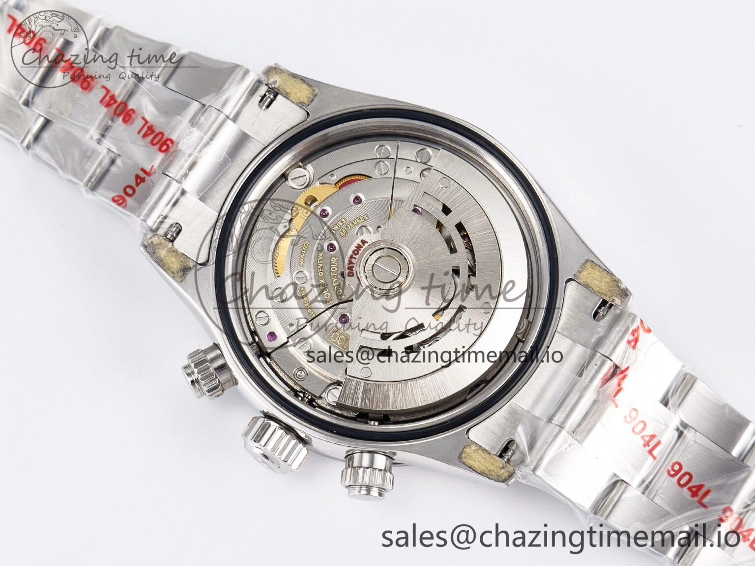 Custom Daytona Paul Newman 1:1 Best Edition White Dial on SS 904L Bracelet DD4130 Custom Modded