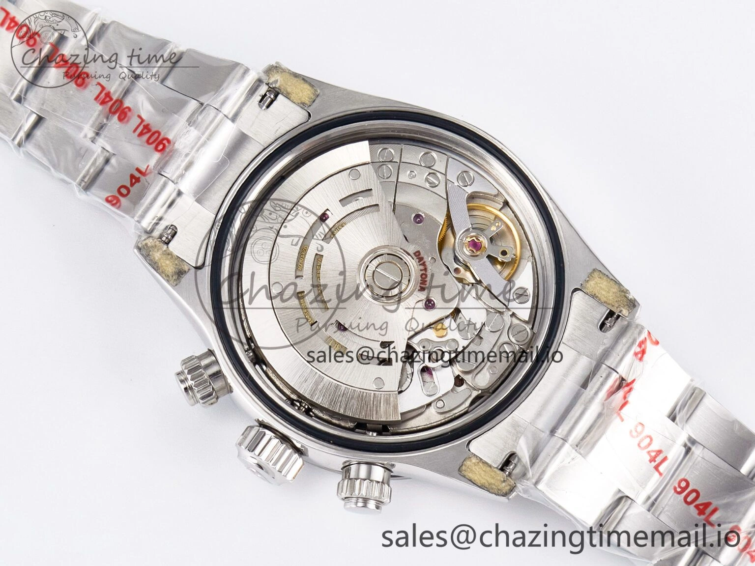 Custom Daytona Paul Newman 1:1 Best Edition White Dial on SS 904L Bracelet DD4130 Custom Modded