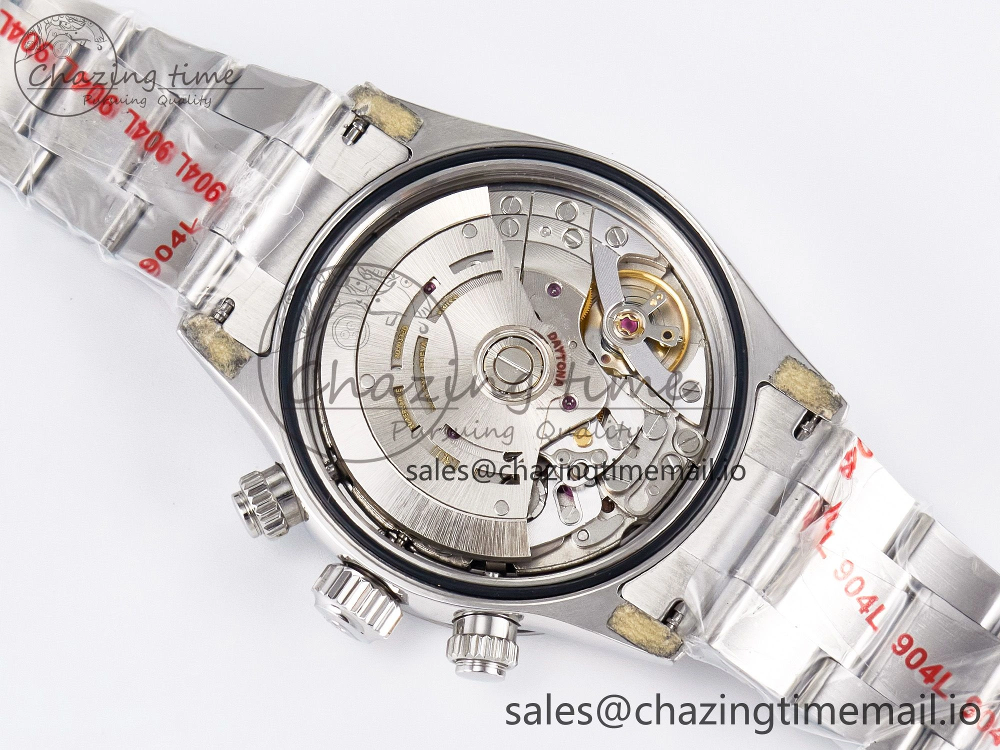 Custom Daytona Paul Newman 1:1 Best Edition White Dial on SS 904L Bracelet DD4130 Custom Modded