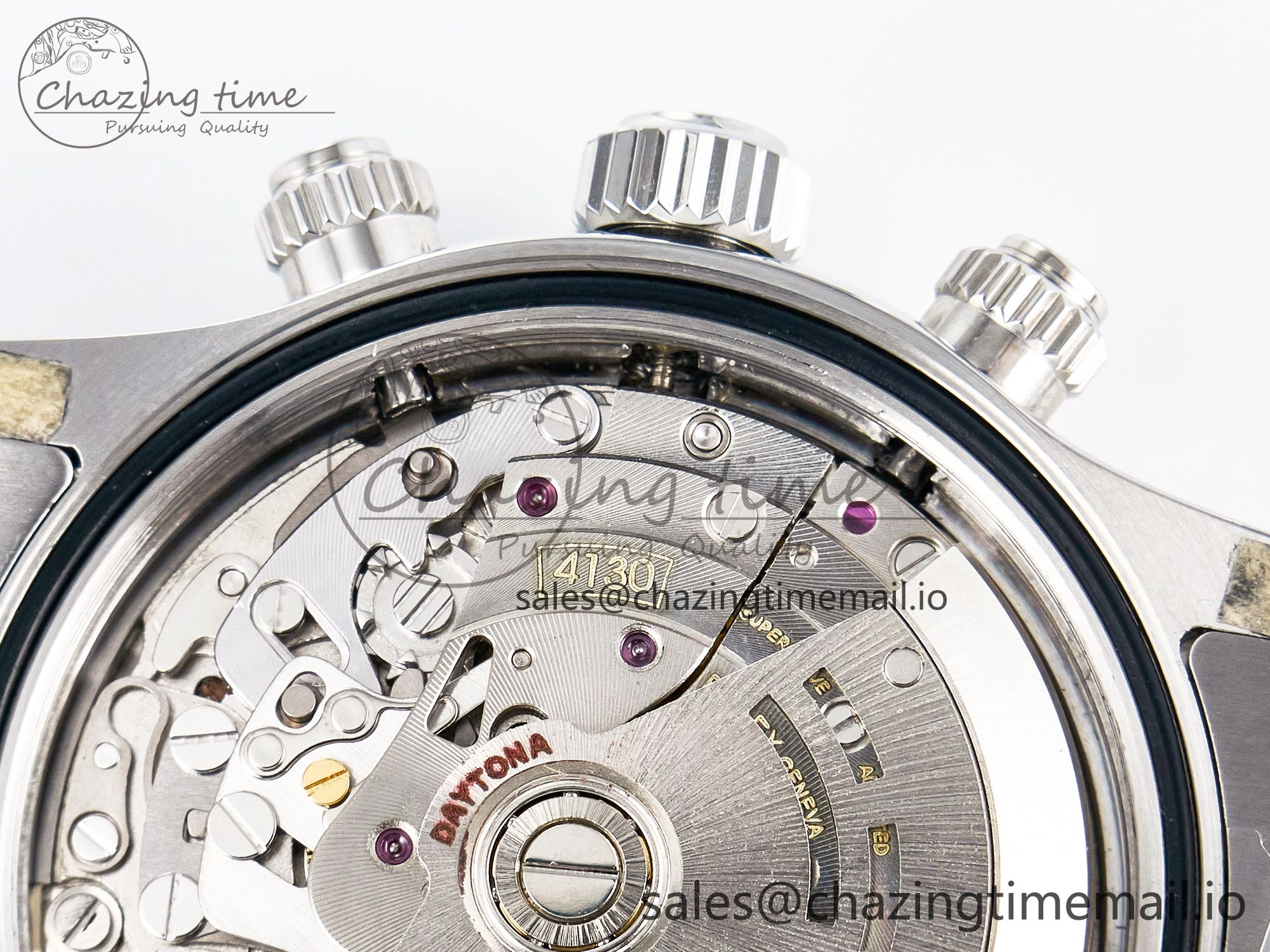 Custom Daytona Paul Newman 1:1 Best Edition White Dial on SS 904L Bracelet DD4130 Custom Modded