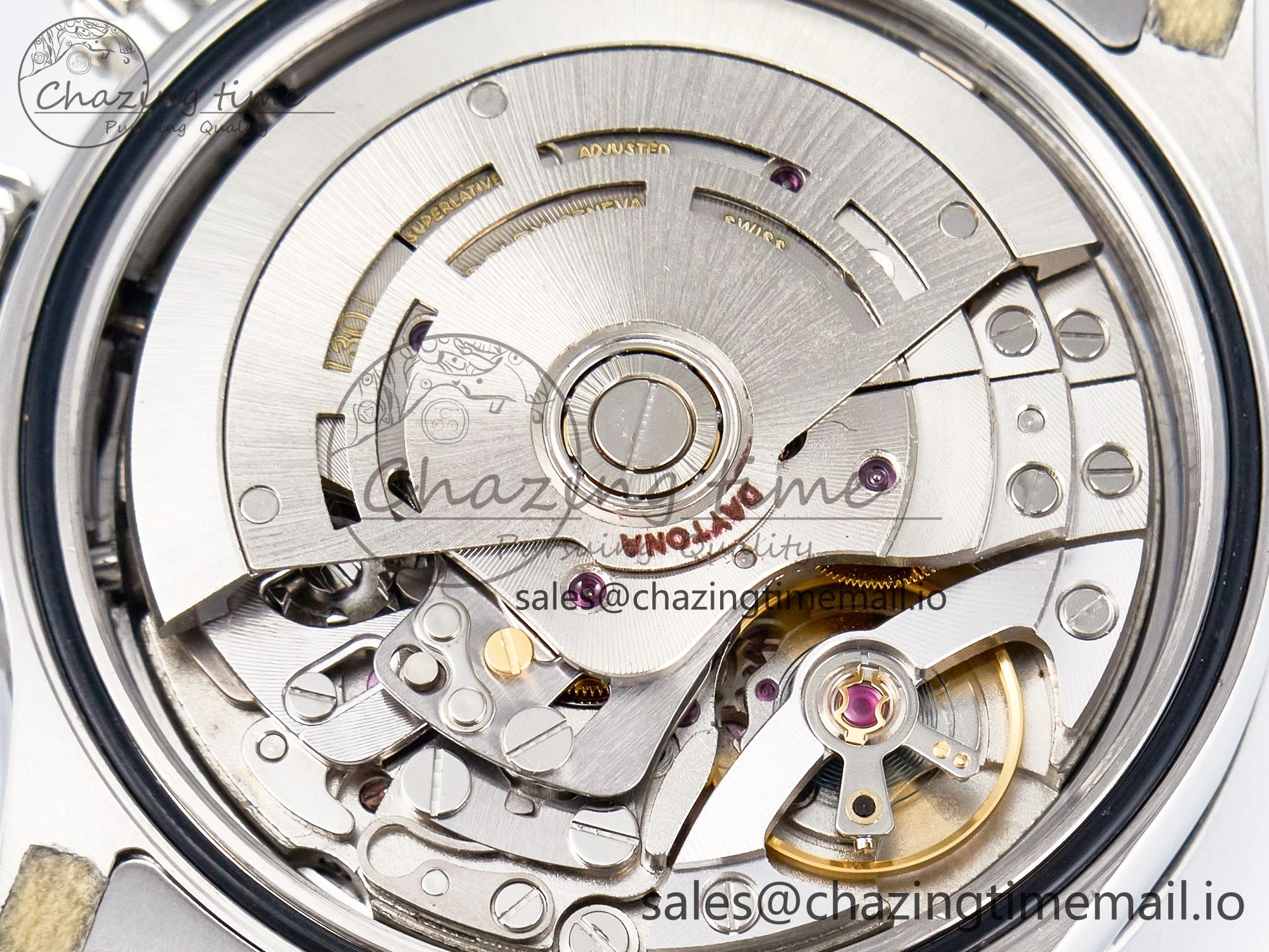 Custom Daytona Paul Newman 1:1 Best Edition White Dial on SS 904L Bracelet DD4130 Custom Modded