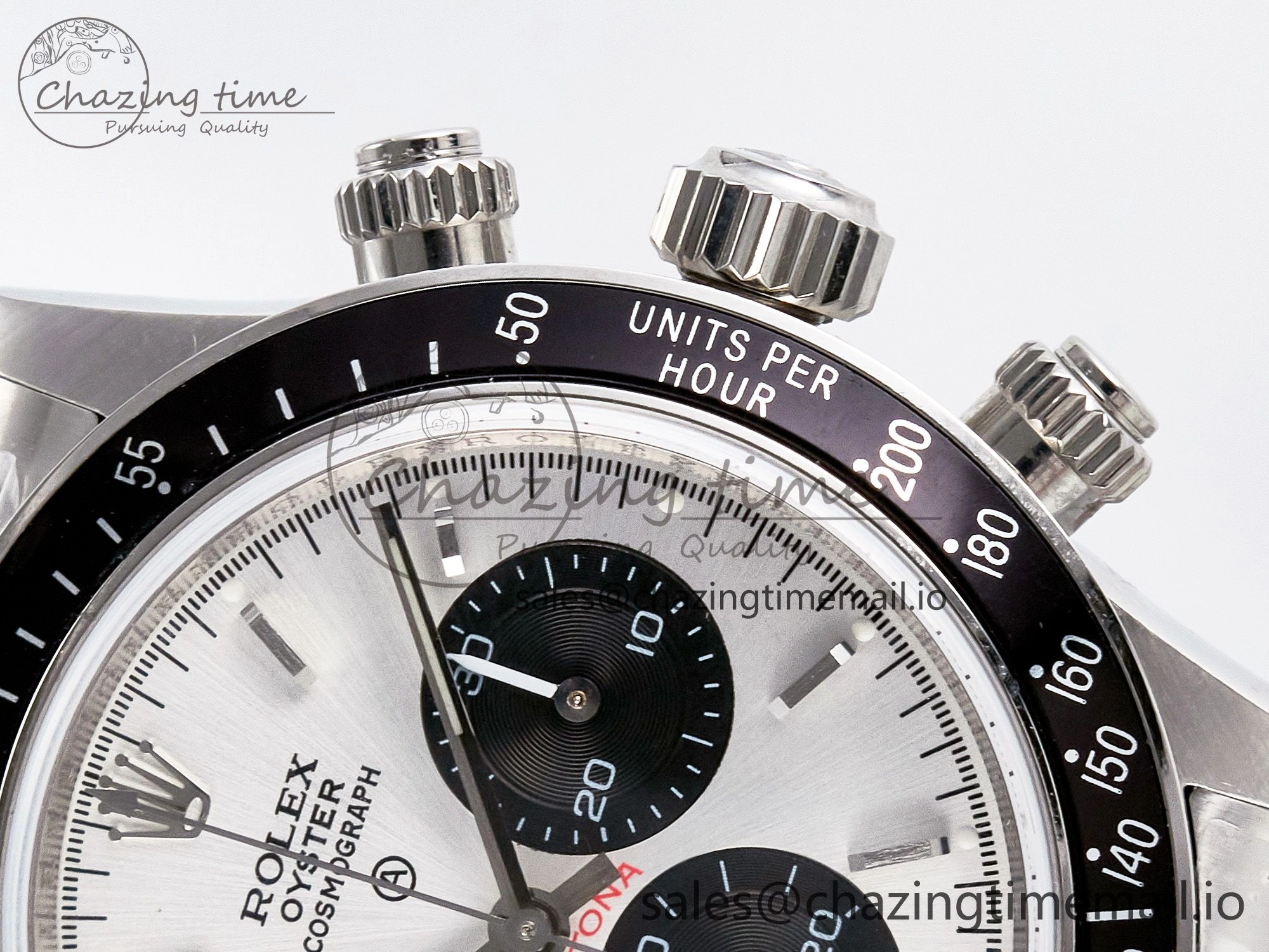 Custom Daytona Paul Newman 1:1 Best Edition White Dial on SS 904L Bracelet DD4130 Custom Modded
