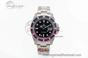 Custom GMT 116759SARU 904L Steel CLEAN Best Edition VR3186