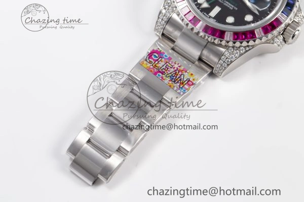 Custom GMT 116759SARU 904L Steel CLEAN Best Edition VR3186