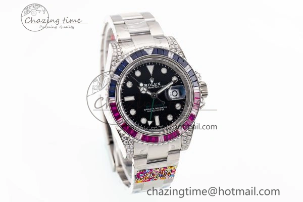 Custom GMT 116759SARU 904L Steel CLEAN Best Edition VR3186