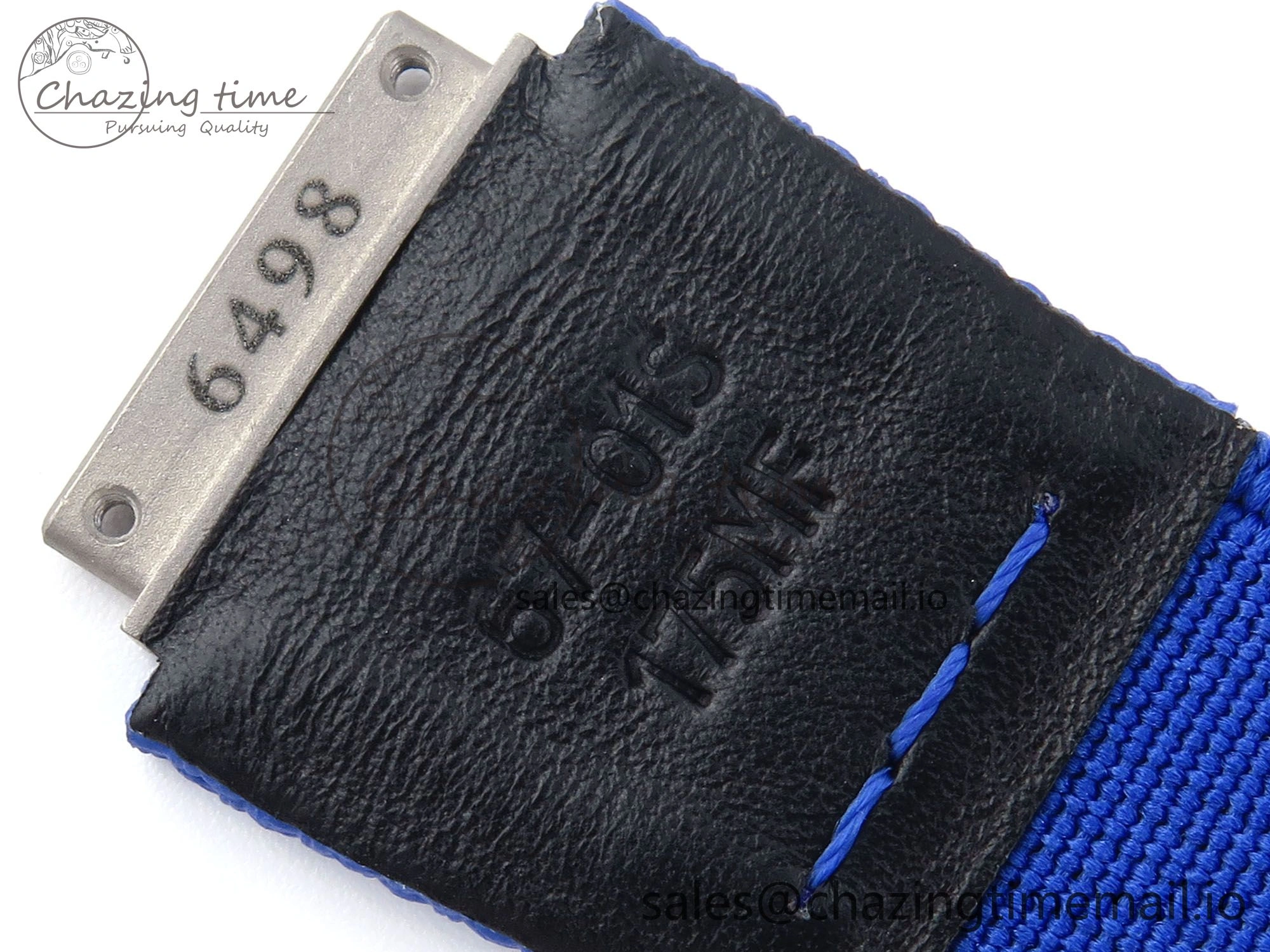 Custom Made RM67-02 Black NTPT France Dial on Blue Nylon strap CRMA7 Clone