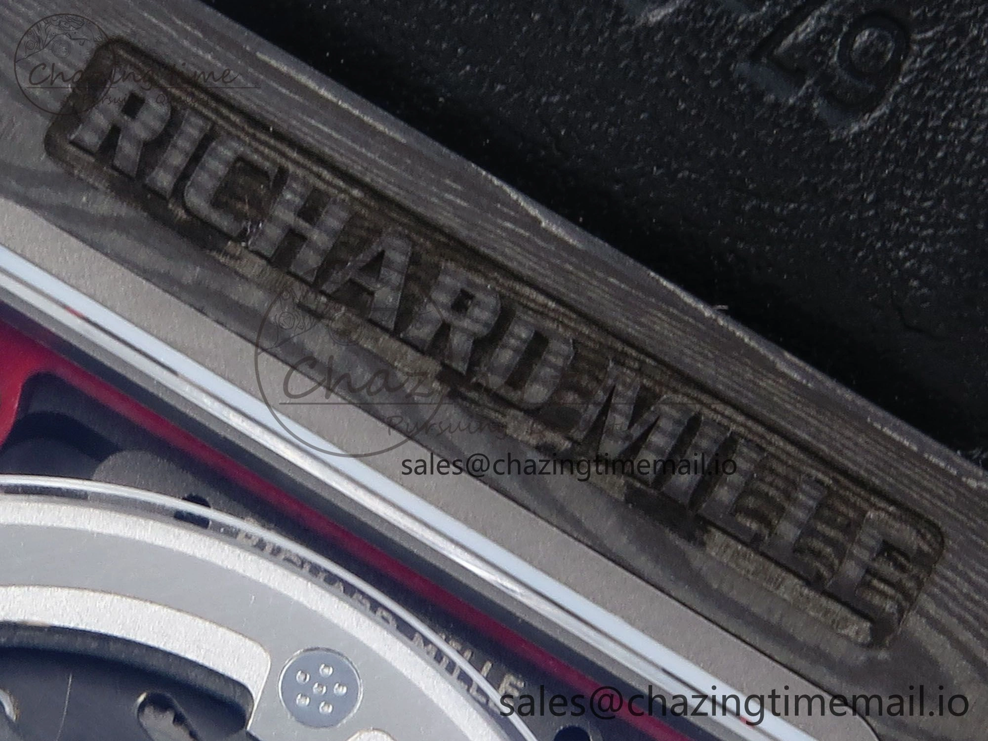 Custom Made RM67-02 Black NTPT Germany Dial on Blue Nylon strap CRMA7 Clone
