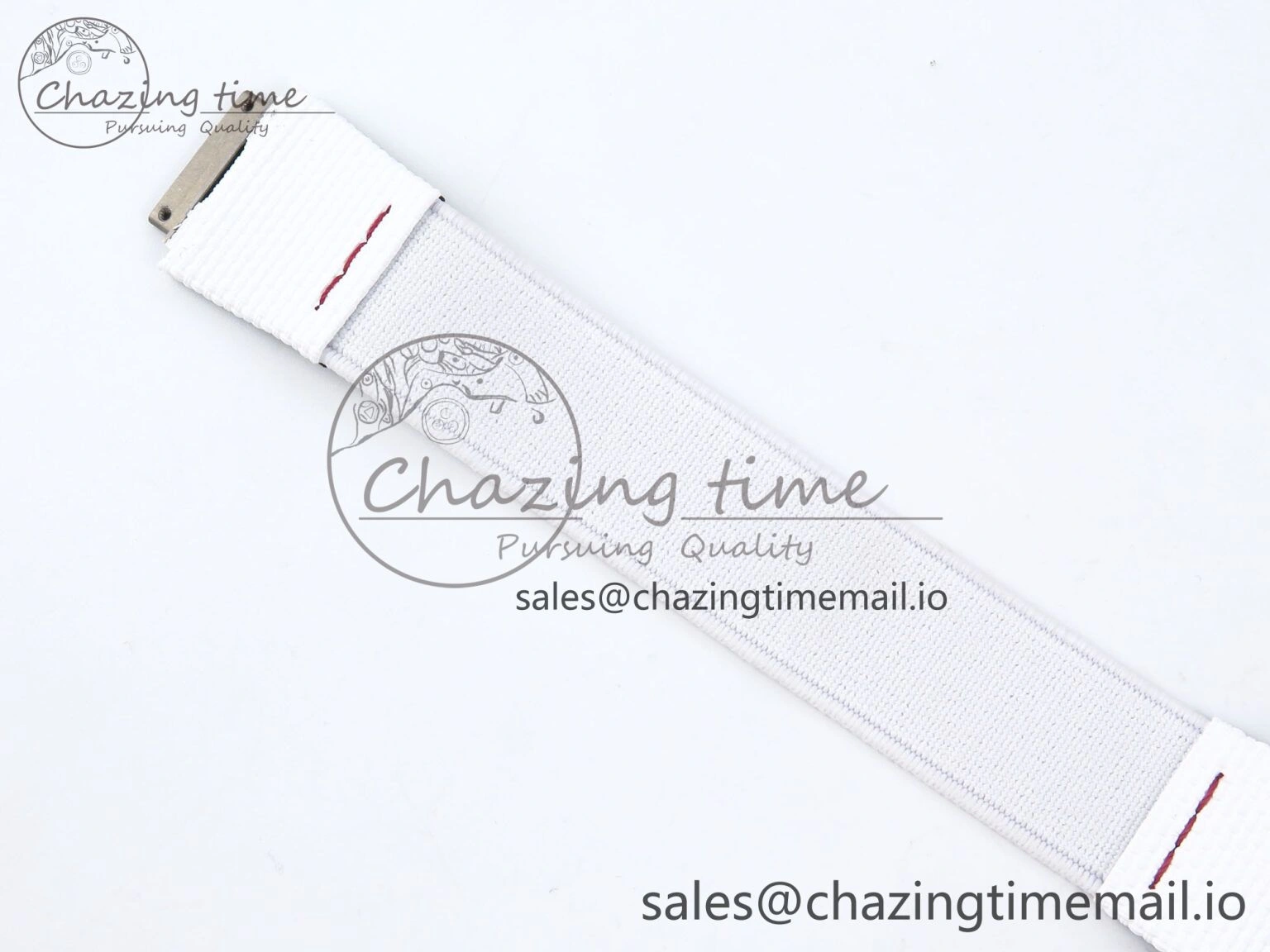 Custom Made RM67-02 Black NTPT Italy Dial on White Nylon strap CRMA7 Clone