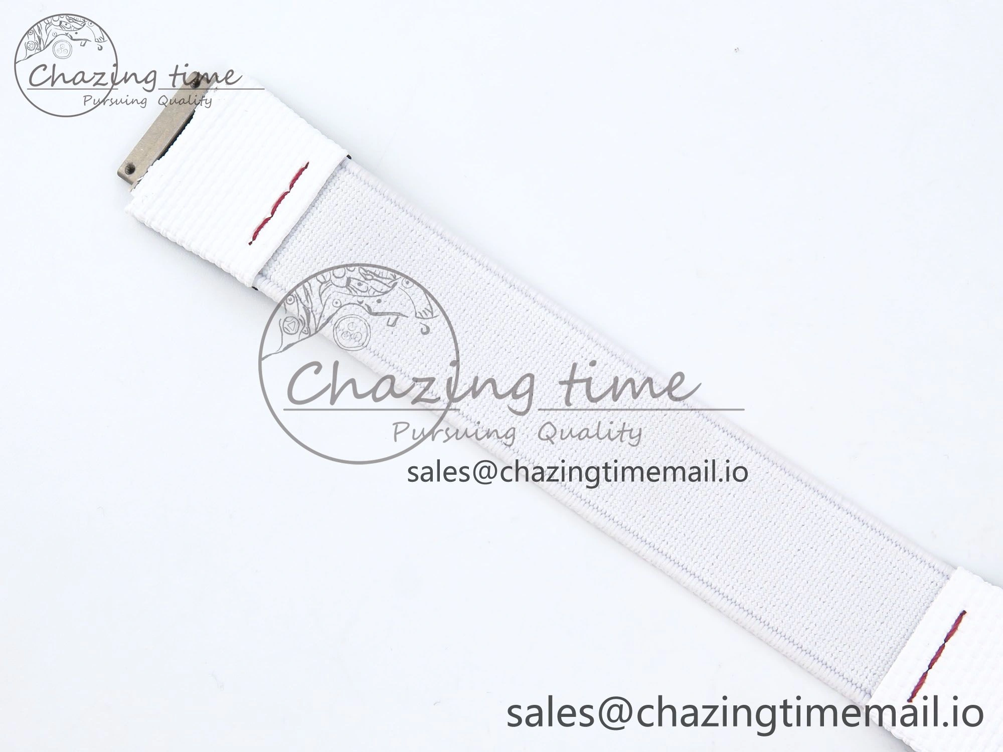 Custom Made RM67-02 Black NTPT Italy Dial on White Nylon strap CRMA7 Clone