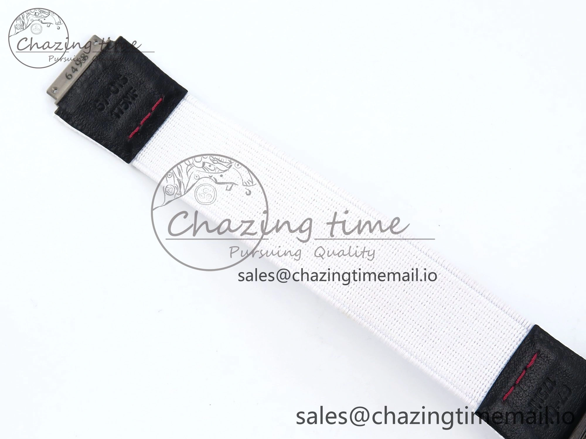 Custom Made RM67-02 Black NTPT Italy Dial on White Nylon strap CRMA7 Clone