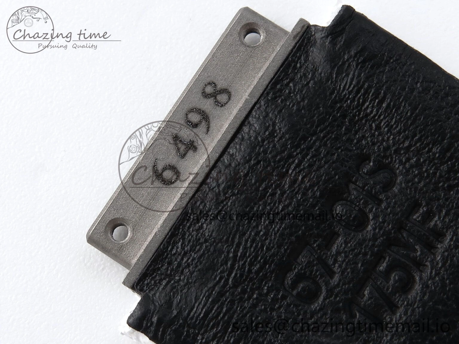 Custom Made RM67-02 Black NTPT Italy Dial on White Nylon strap CRMA7 Clone