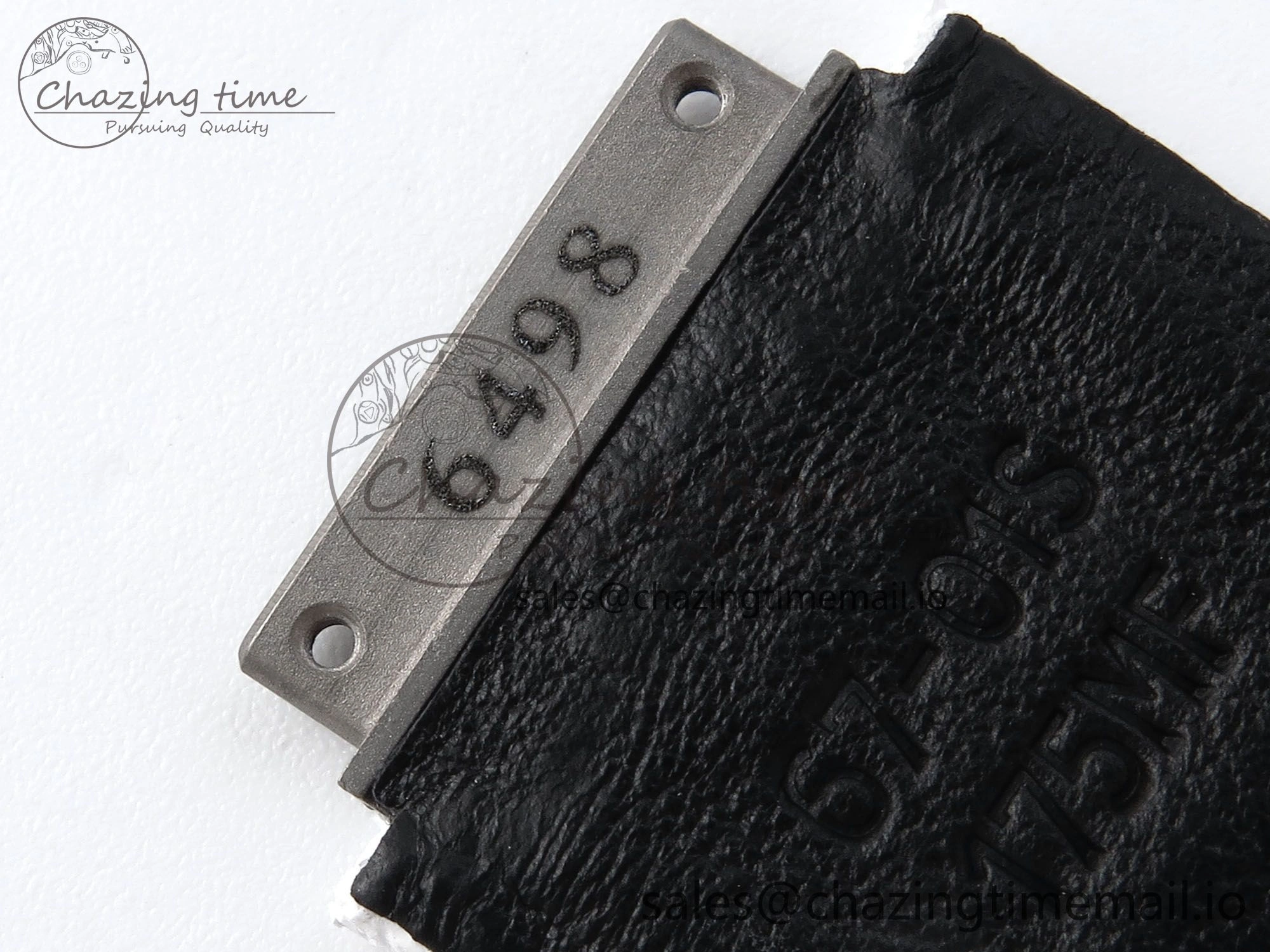 Custom Made RM67-02 Black NTPT Italy Dial on White Nylon strap CRMA7 Clone