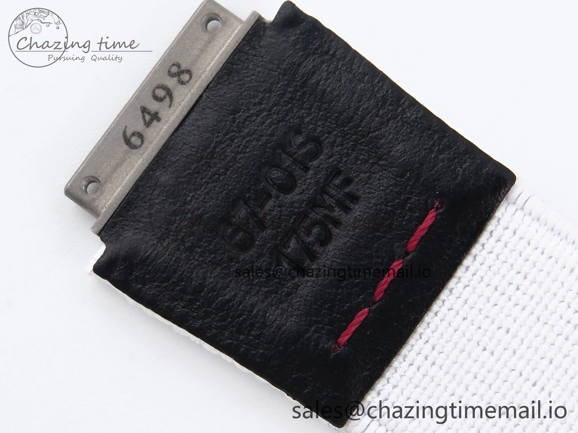 Custom Made RM67-02 White NTPT France Dial on White Nylon strap CRMA7 Clone