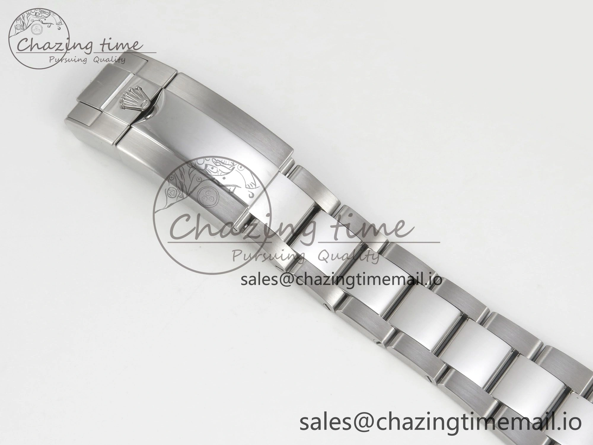 Custom Modded Daytona 40mm MPF Skeleton Dial Crystal Bezel on SS Bracelet SA4801
