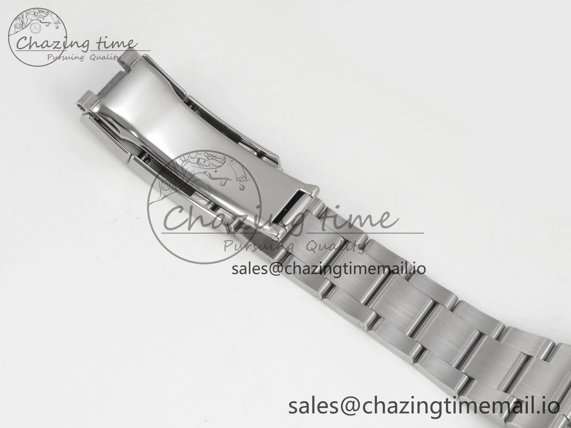Custom Modded Daytona 40mm MPF Skeleton Dial Crystal Bezel on SS Bracelet SA4801