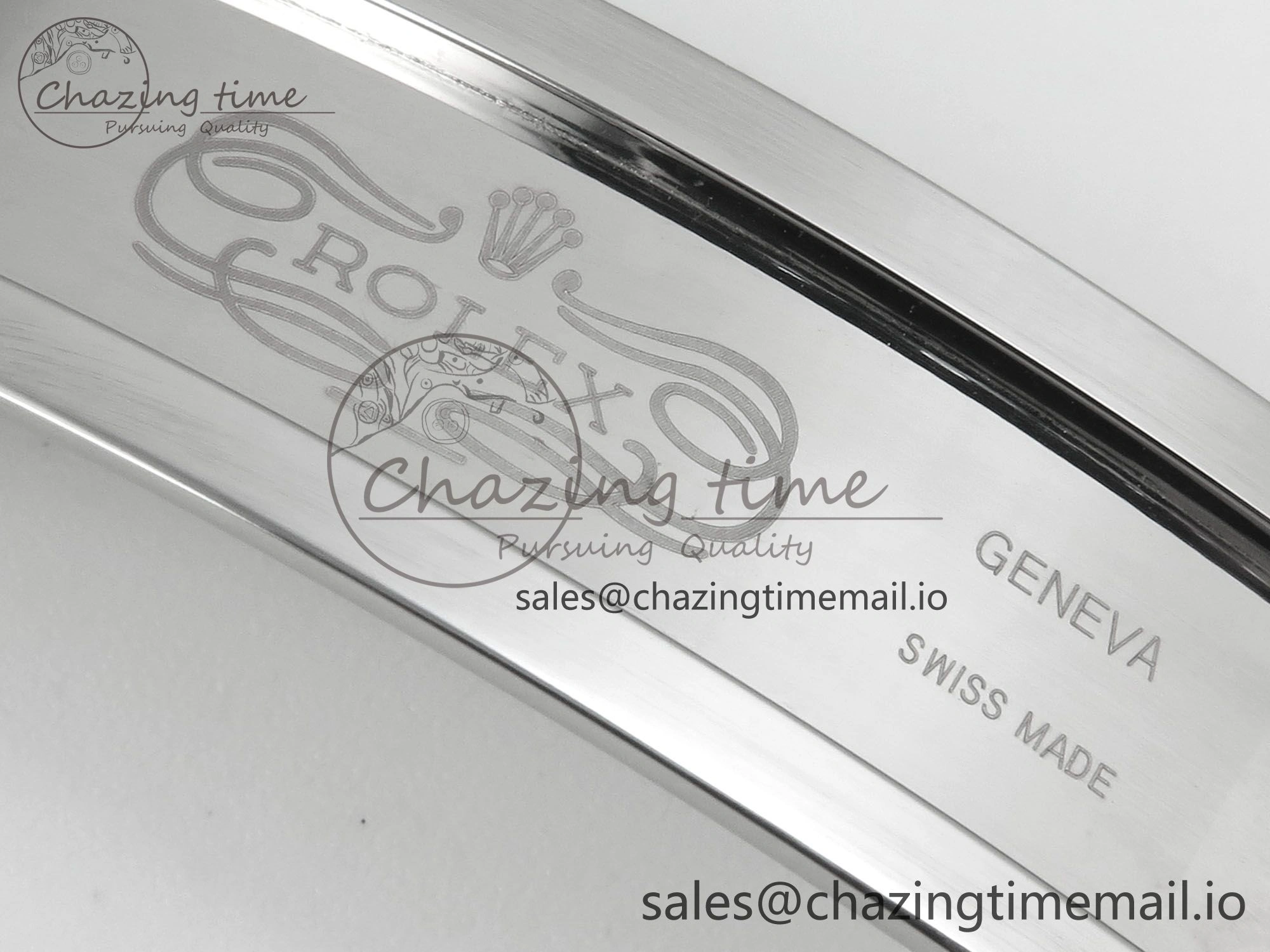 Custom Modded Daytona 40mm MPF Skeleton Dial Crystal Bezel on SS Bracelet SA4801