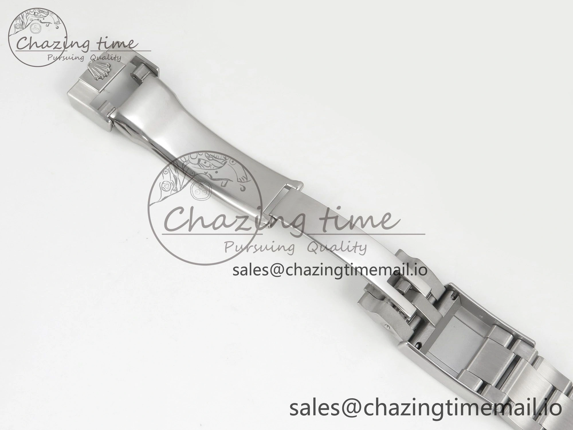 Custom Modded Daytona 40mm MPF Skeleton Dial Crystal Bezel on SS Bracelet SA4801