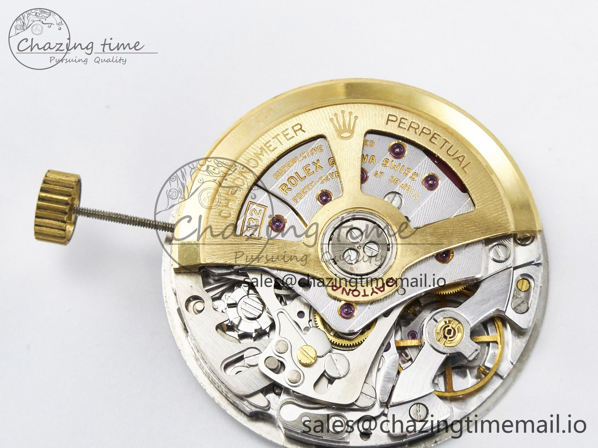 Custom Modded Daytona DD4132 VSV Super Clone 28800 VPH Automatic Movement (Silver Color)