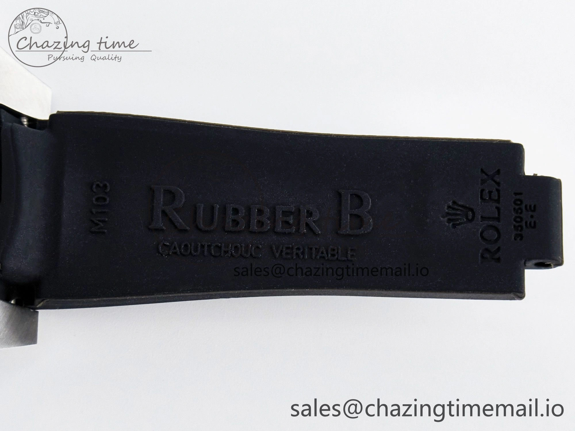 Custom Modded Submariner 40mm Black Ceramic Bezel on Black Rubber Strap 904L Steel MPF SH3135